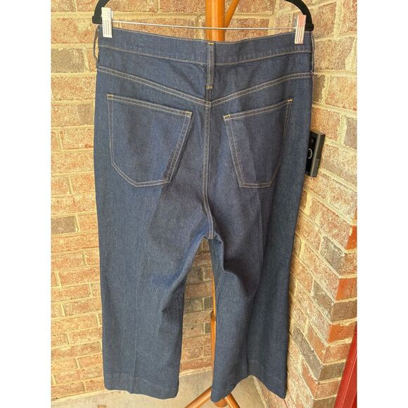 J Crew 32P Wide Leg Trouser women's jeans - Picture 2 of 7